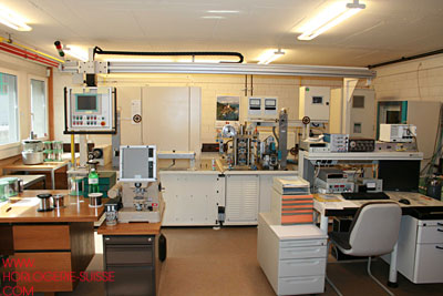 Le laboratoire de laminage de Precision Engineering, à côté de Schaffhouse.