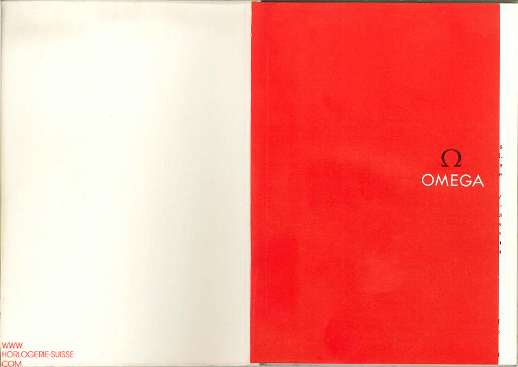 catalogue Omega 1960 couverture