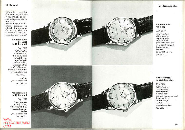 catalogue Omega 1960, Constellation 3
