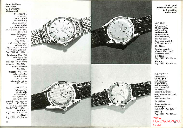 catalogue Omega 1960, Seamaster Calendar 2