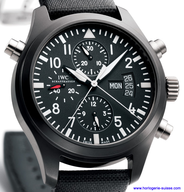 Montre d’Aviateur Double Chronographe